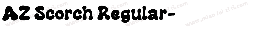 AZ Scorch Regular字体转换